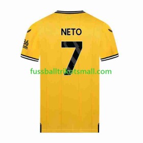 Fußballtrikots Wolverhampton Wanderers NETO 7 2023-2024 Kurzarm Heimtrikotsatz kaufen